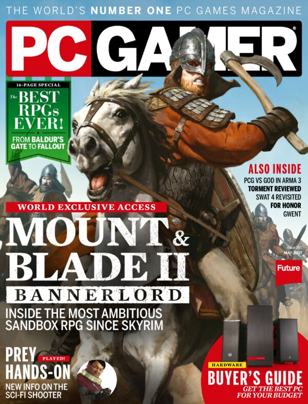 PC Gamer USA   Issue 291 May 2017 cover